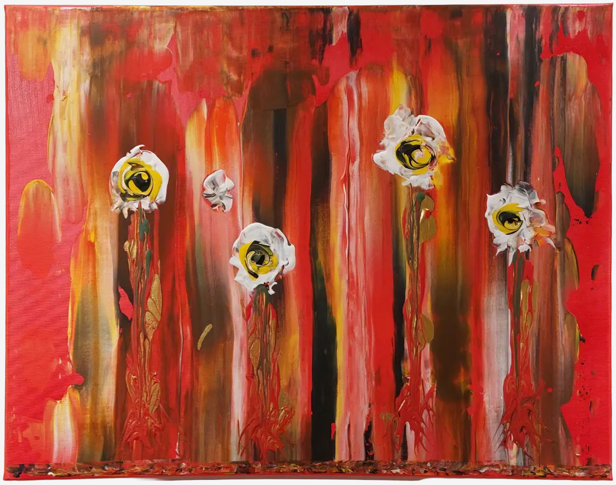 bloei-in-rood_acryl-op-canvas_frank-proot