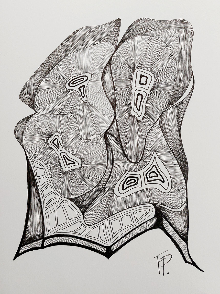 organische-vormen_pentekening_frank-proot